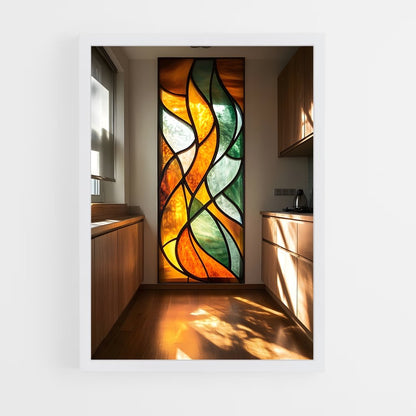 ap-stained glass windows-15 cadre Blanc
