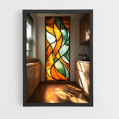ap-stained glass windows-15 cadre Noir