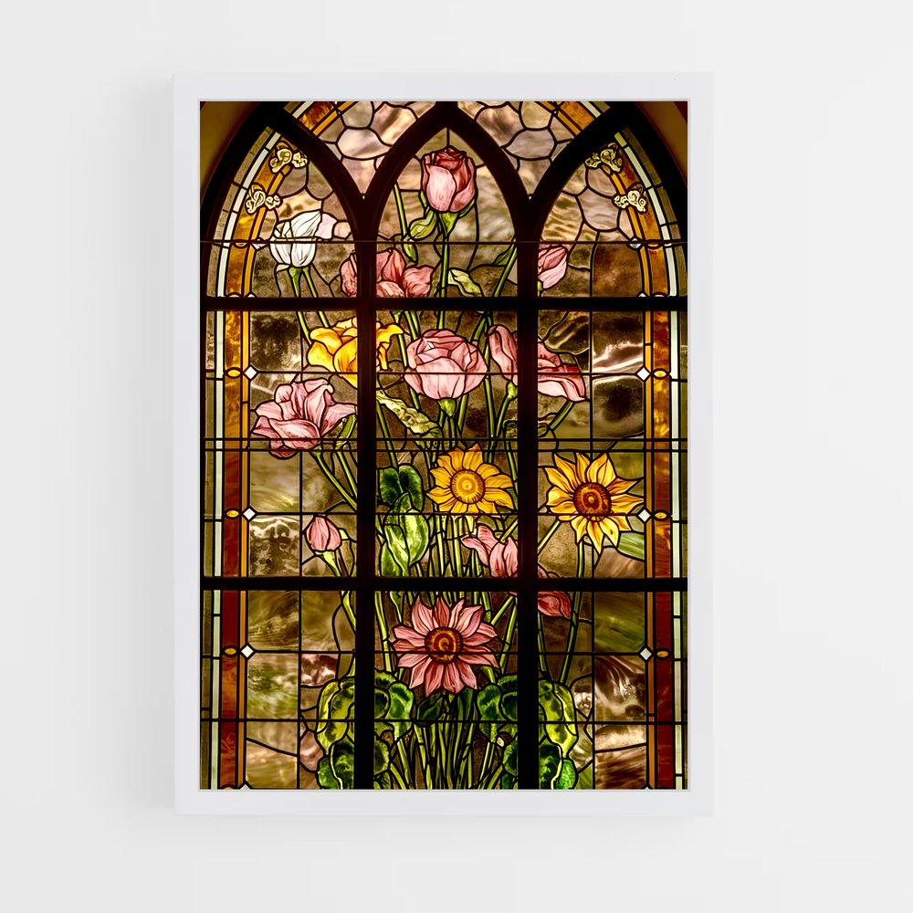 ap-stained glass windows-16 cadre Blanc