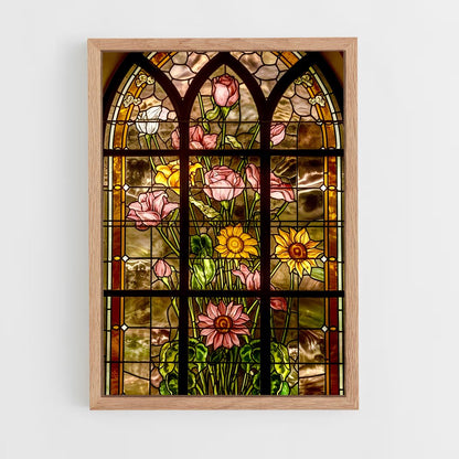ap-stained glass windows-16 cadre Bois clair