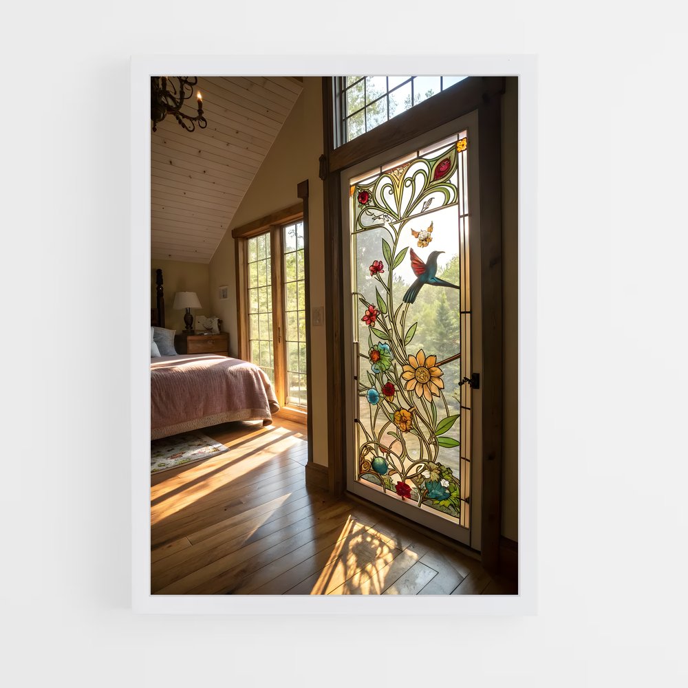 ap-stained glass windows-4 cadre Blanc