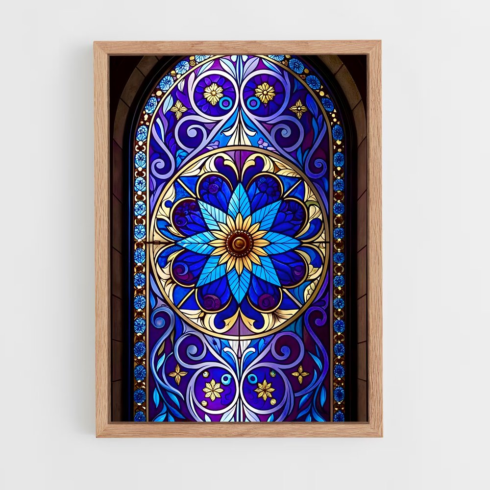 ap-stained glass windows-9 cadre Bois clair