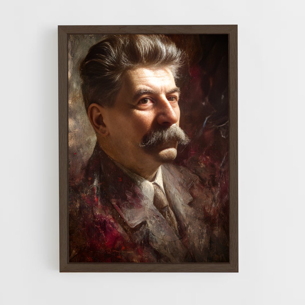 ap-stalin-5 cadre Bois foncé