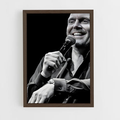 ap-stand up comedian-4 cadre Bois foncé