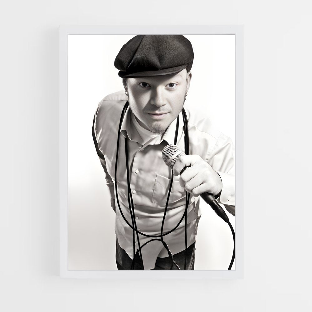 ap-stand up comedian-7 cadre Blanc