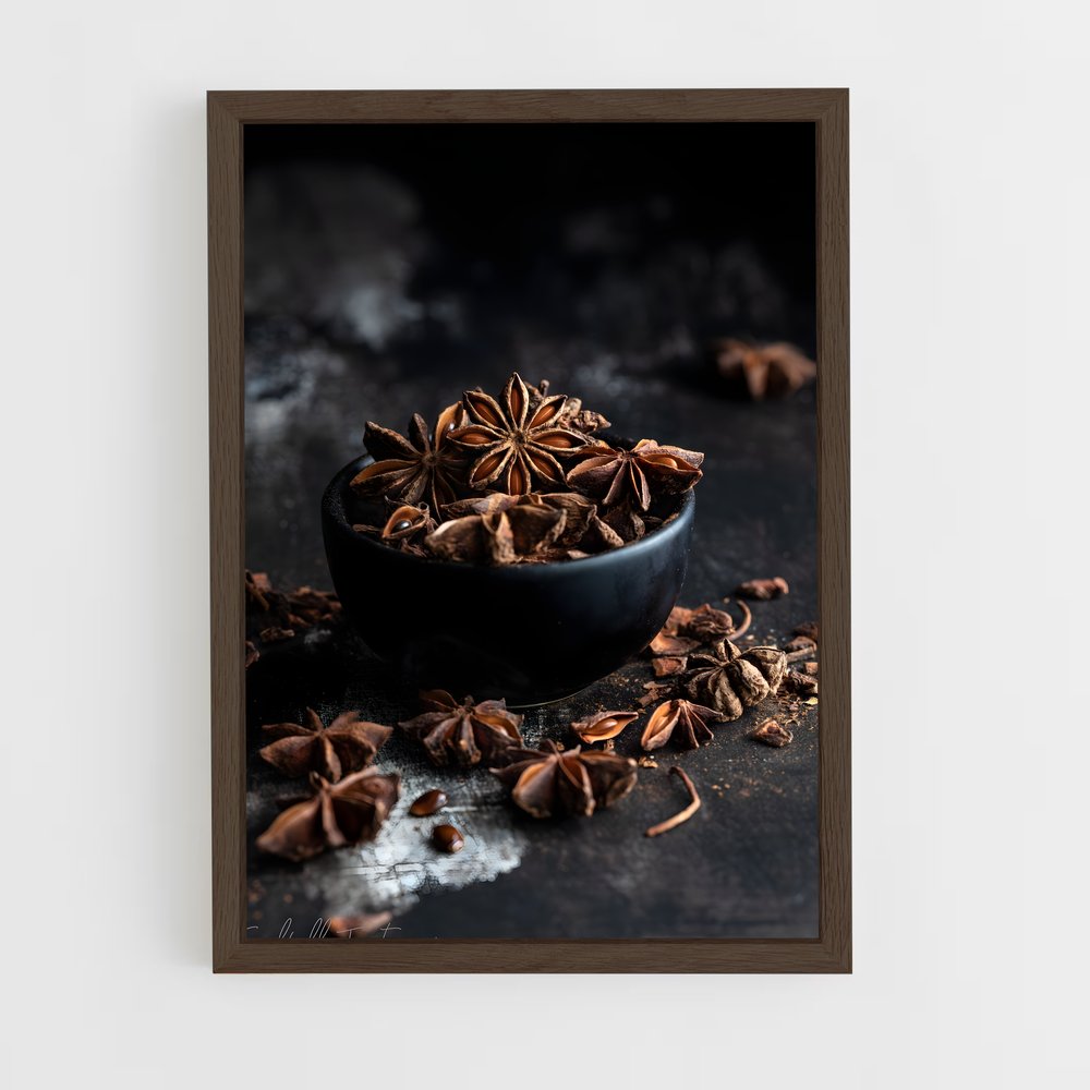 ap-star anise-3 cadre Bois foncé