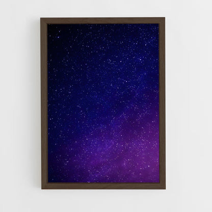 ap-starry sky-12 cadre Bois foncé