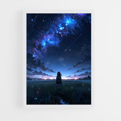 ap-starry sky-6 cadre Blanc
