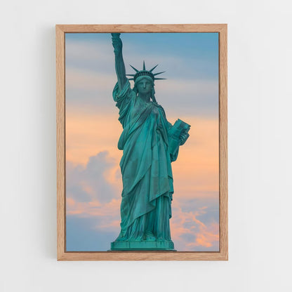 ap-statue of liberty-1 cadre Bois clair