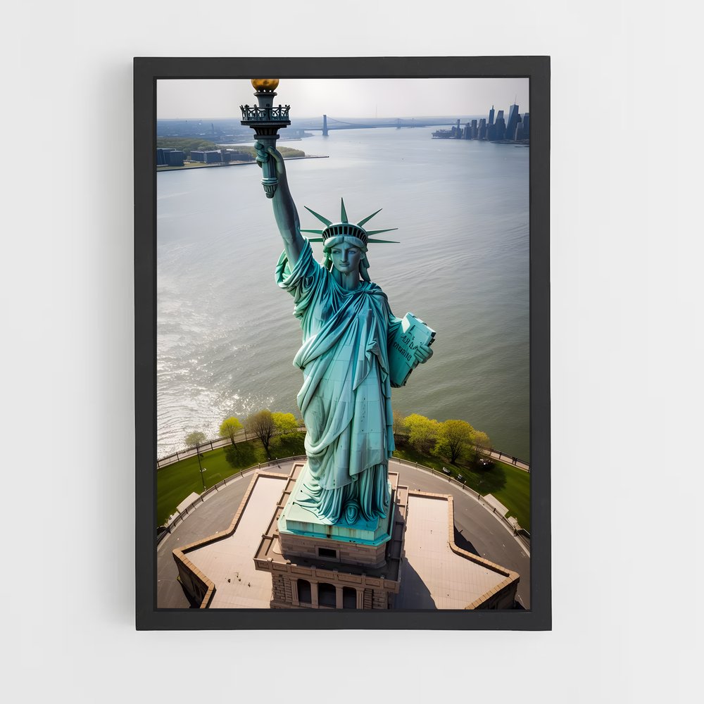 ap-statue of liberty-10 cadre Noir