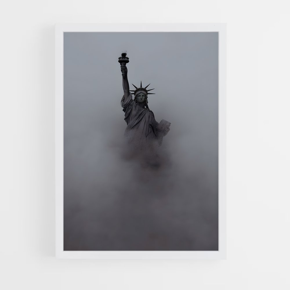 ap-statue of liberty-12 cadre Blanc