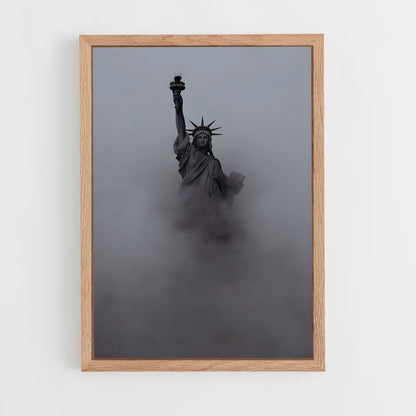ap-statue of liberty-12 cadre Bois clair