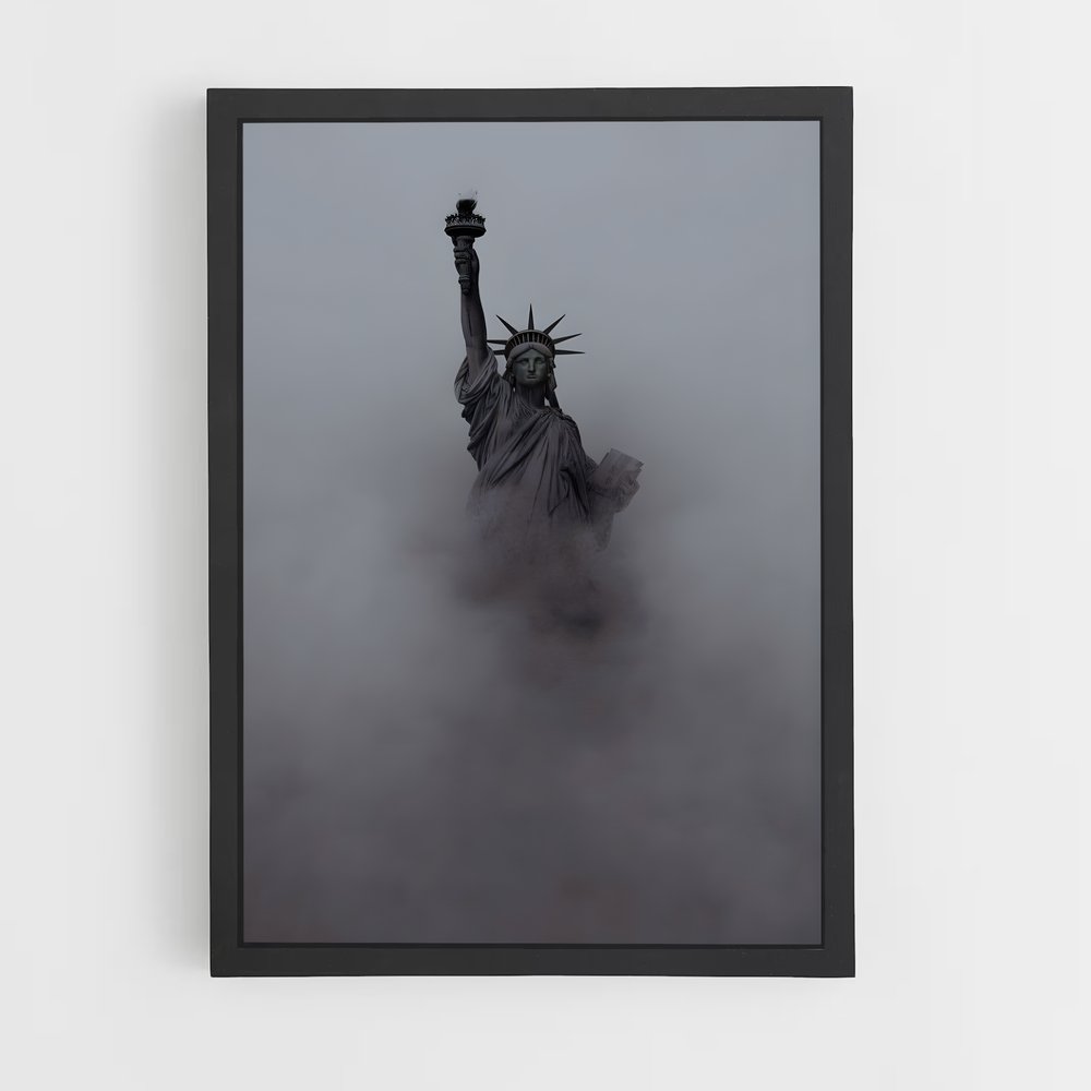 ap-statue of liberty-12 cadre Noir