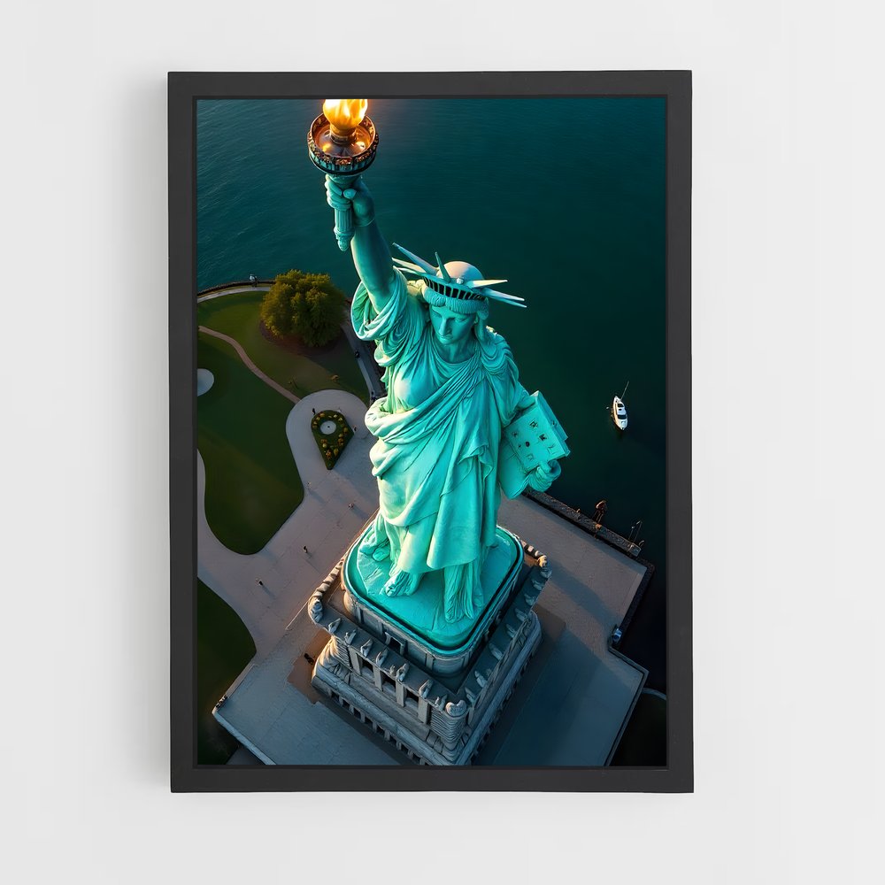 ap-statue of liberty-13 cadre Noir