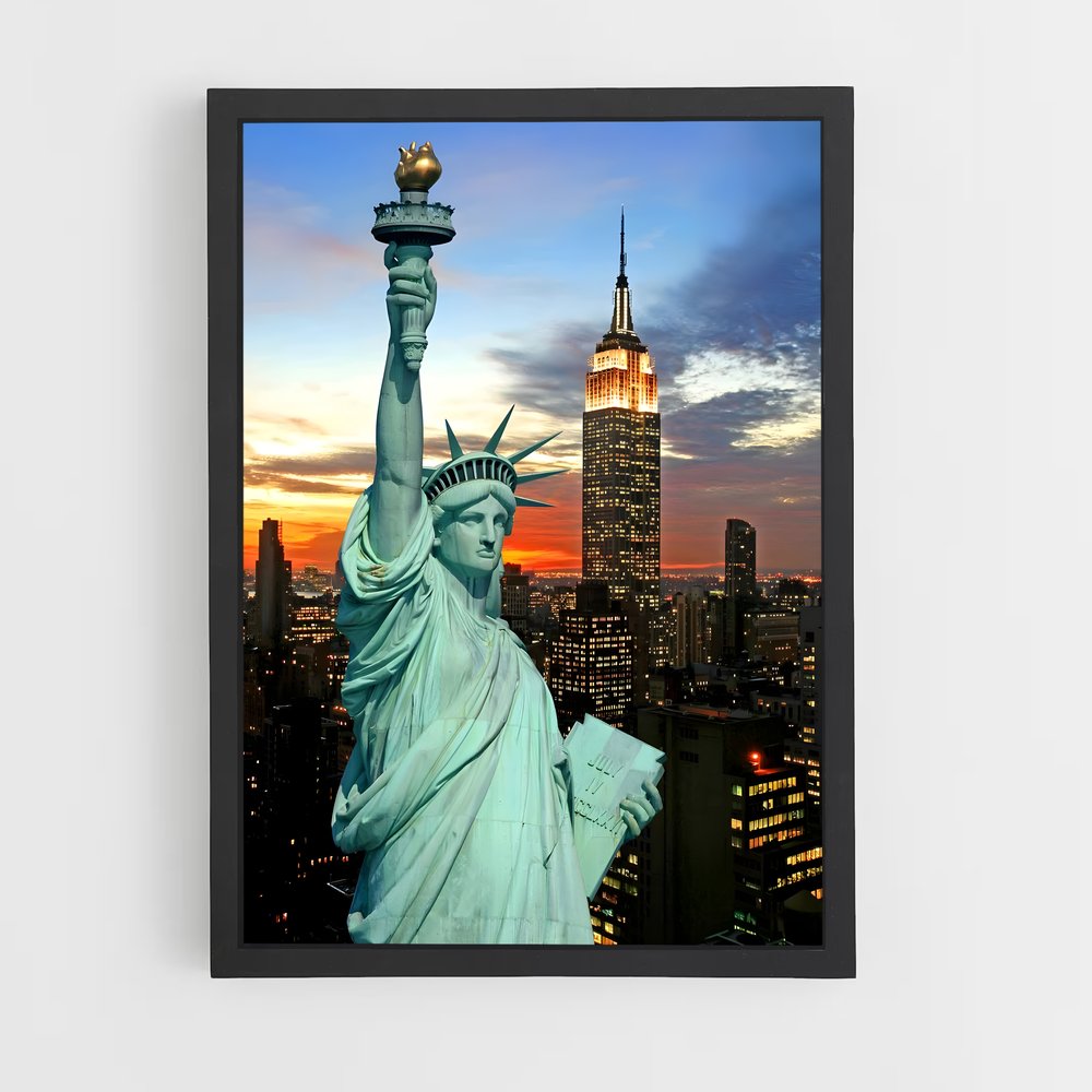 ap-statue of liberty-18 cadre Noir