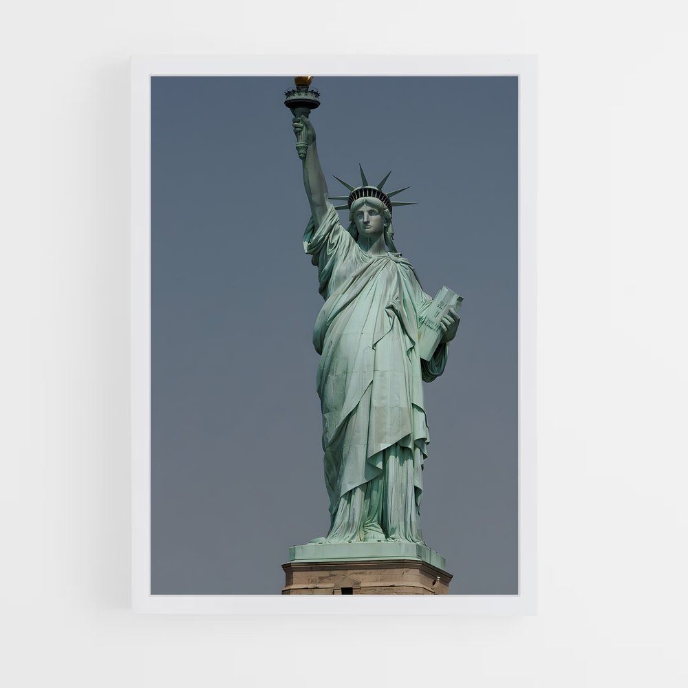 ap-statue of liberty-21 cadre Blanc