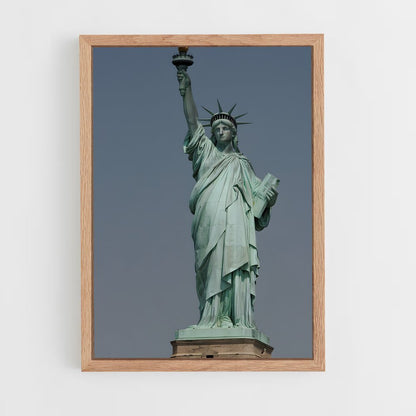 ap-statue of liberty-21 cadre Bois clair