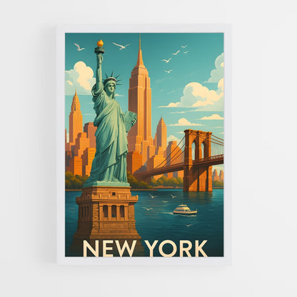 ap-statue of liberty-22 cadre Blanc