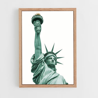 ap-statue of liberty-3 cadre Bois clair