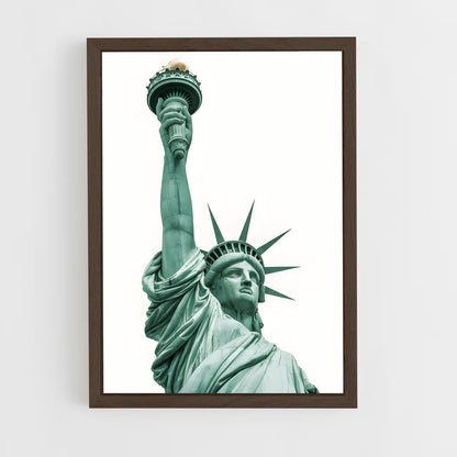 ap-statue of liberty-3 cadre Bois foncé