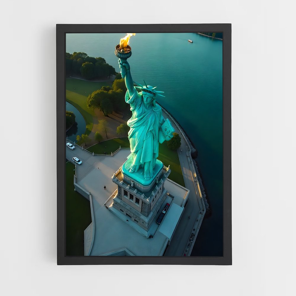 ap-statue of liberty-4 cadre Noir