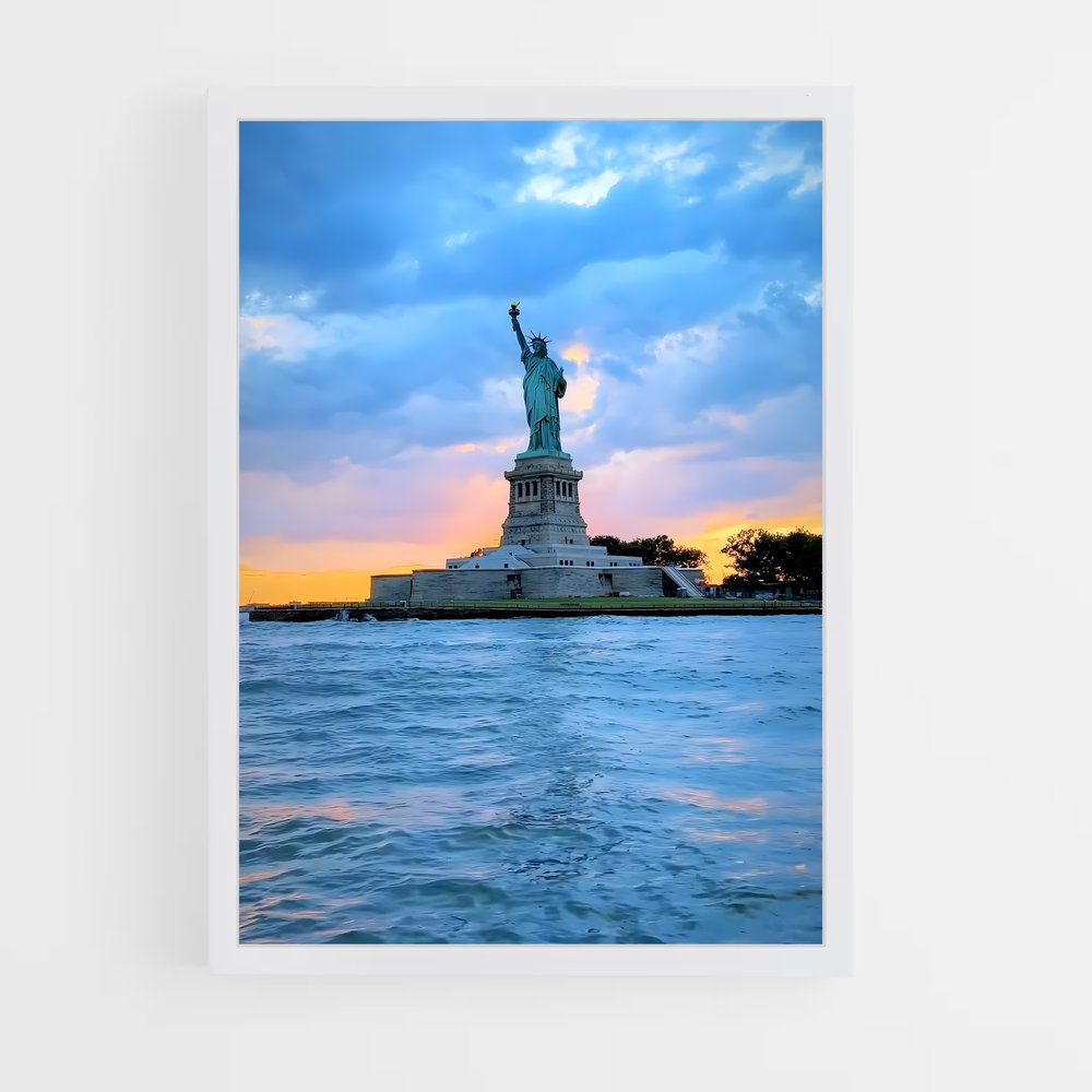 ap-statue of liberty-7 cadre Blanc