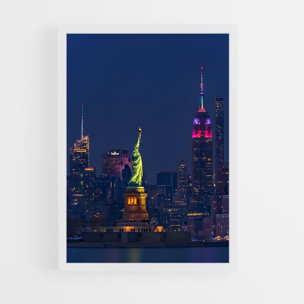 ap-statue of liberty-8 cadre Blanc