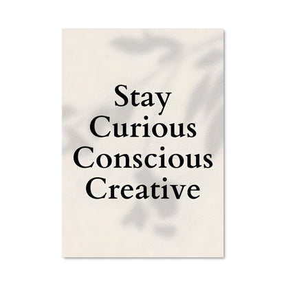 Poster Créativité Consciente