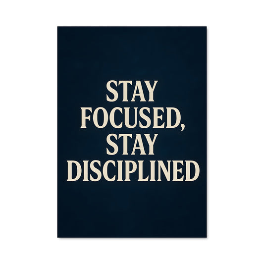 Poster Stay focused 26979