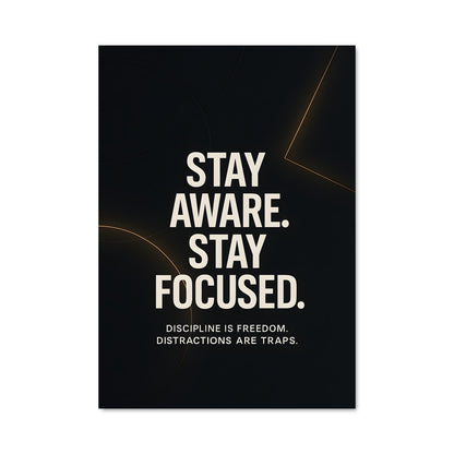 Poster Restez Focus
