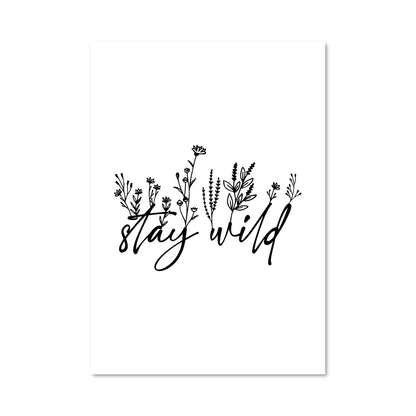 Poster Stay wild 27058