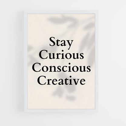 ap-stay curious-4 cadre Blanc