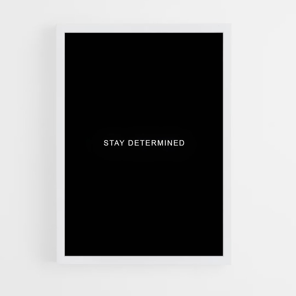 ap-stay determined-4 cadre Blanc