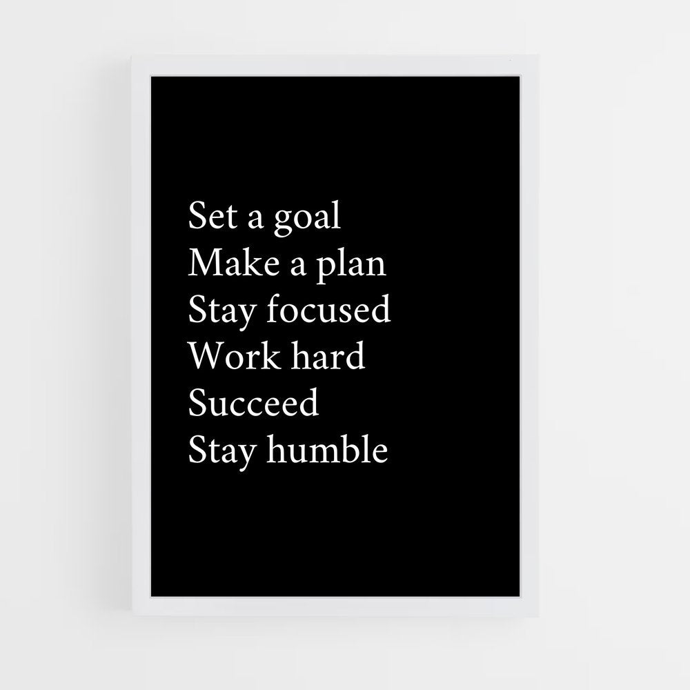 ap-stay focused-6 cadre Blanc