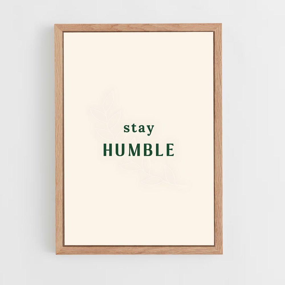 ap-stay humble-4 cadre Bois clair