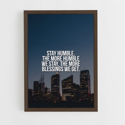 ap-stay humble-8 cadre Bois foncé