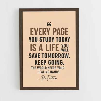ap-stay motivated-2 cadre Bois foncé