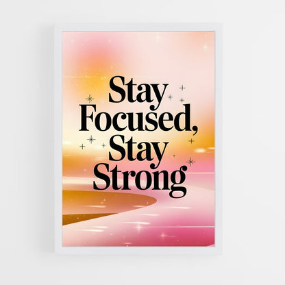 ap-stay motivated-4 cadre Blanc