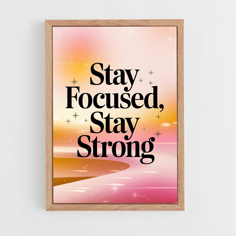 ap-stay motivated-4 cadre Bois clair