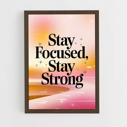 ap-stay motivated-4 cadre Bois foncé