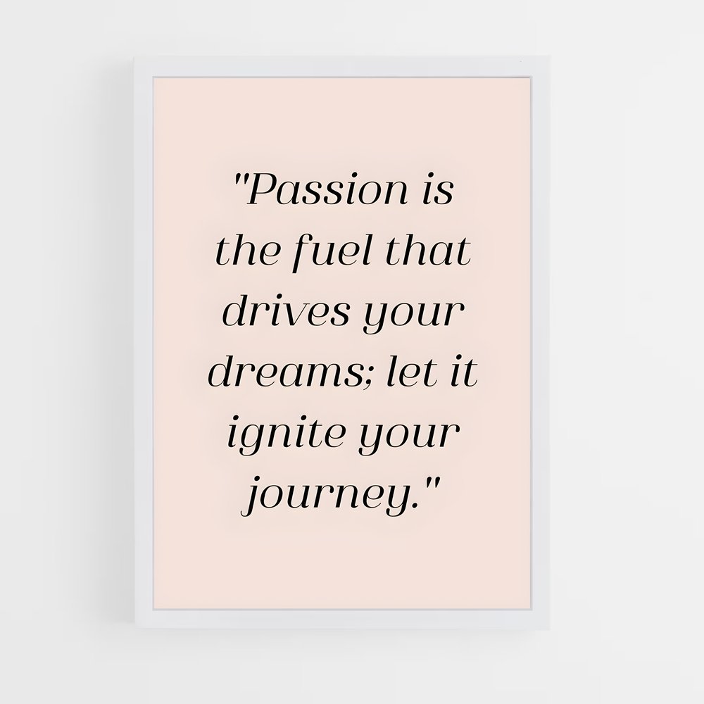 ap-stay passionate-1 cadre Blanc