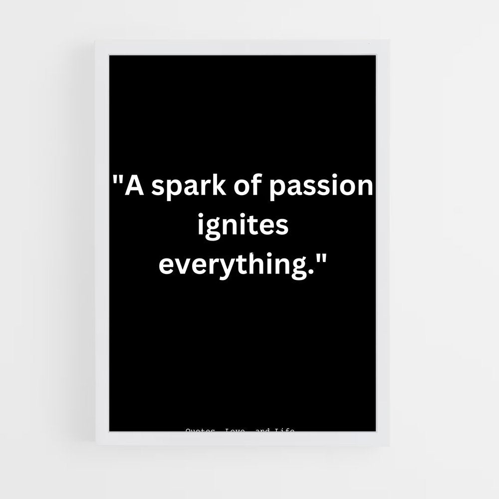 ap-stay passionate-6 cadre Blanc