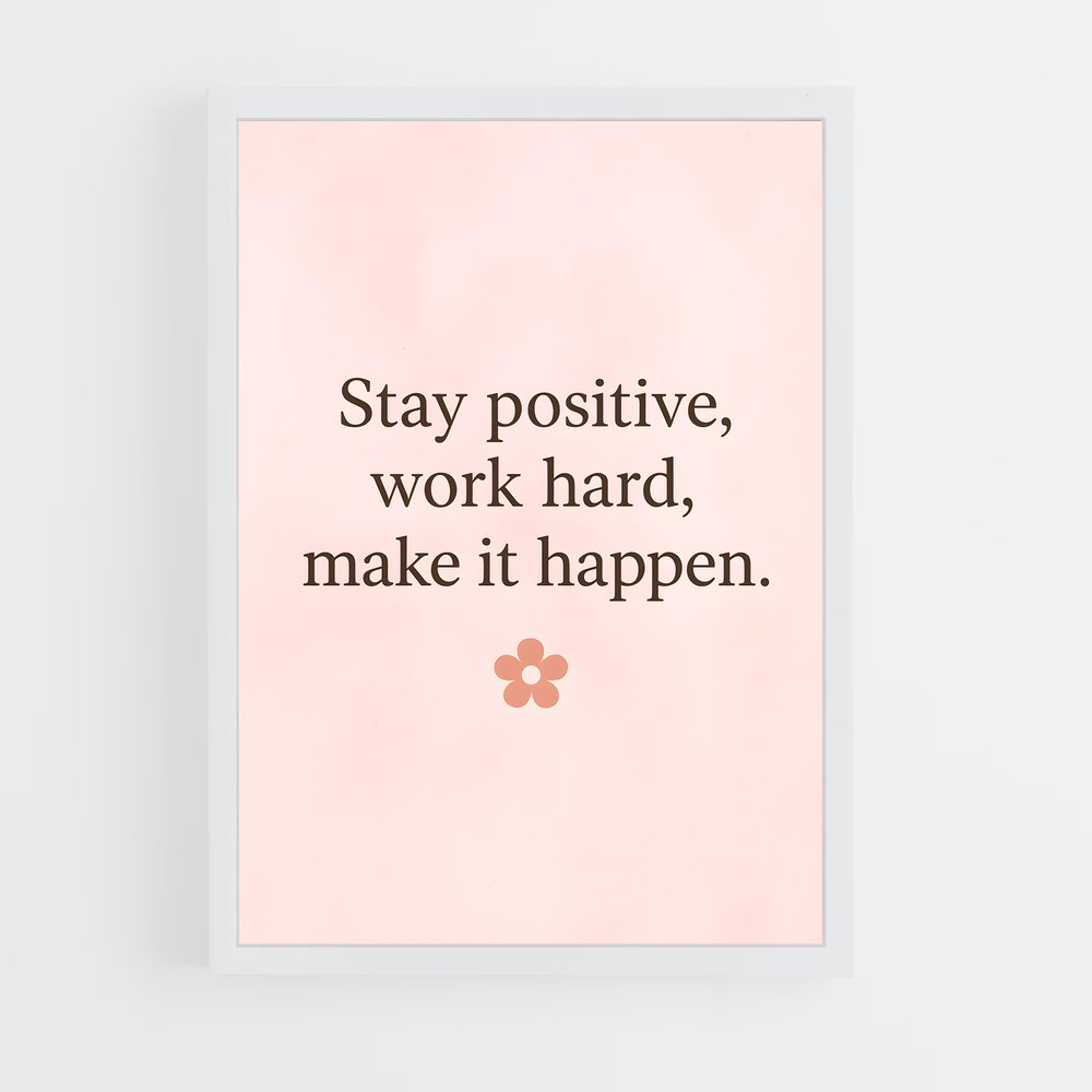 ap-stay positive-3 cadre Blanc