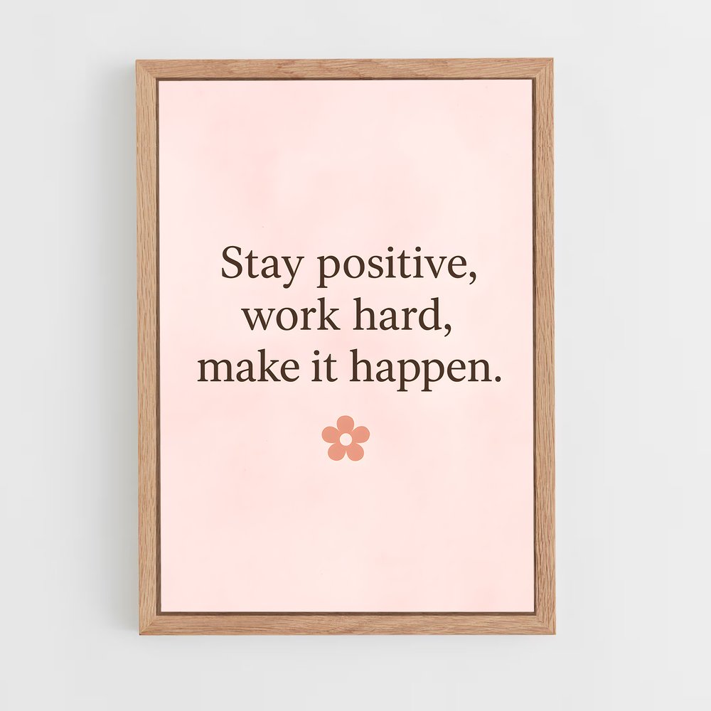 ap-stay positive-3 cadre Bois clair
