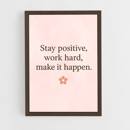 ap-stay positive-3 cadre Bois foncé