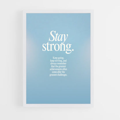 ap-stay strong-3 cadre Blanc