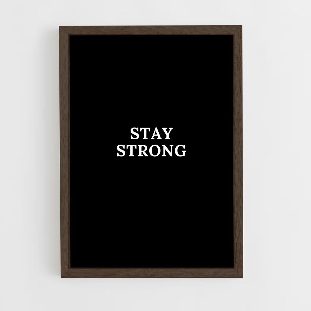 ap-stay strong-4 cadre Bois foncé