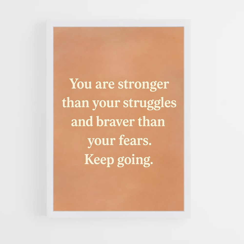 ap-stay strong-6 cadre Blanc