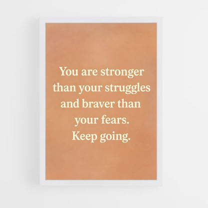ap-stay strong-6 cadre Blanc