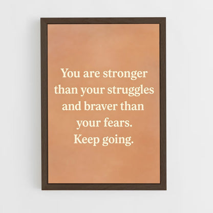 ap-stay strong-6 cadre Bois foncé